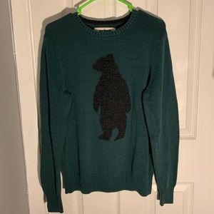 Urban Pipeline Bear Long Sleeve Sweater Medium